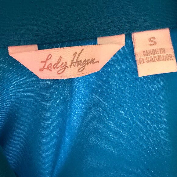 Lady Hagen Turquise Golf Polo Athletic Performance Top Sz. S - Picture 4 of 8